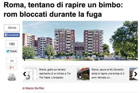 schermata messaggero